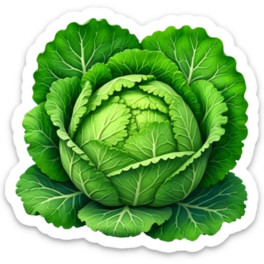 Savoy Cabbage sticker