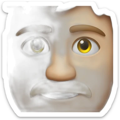 Drunk irish rugby player with bloodshot eyes sticker