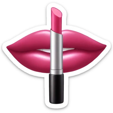 Lip gloss sticker
