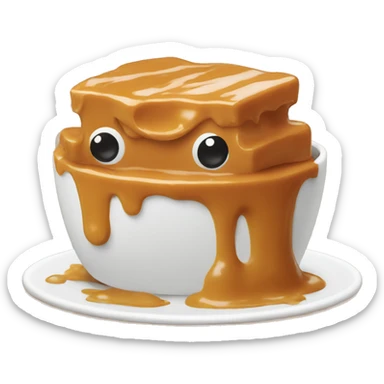 salted caramel sticker