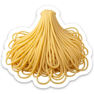 uncooked spaghetti sticker