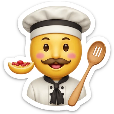 rédige moi un smiley qui donne envie de restaurant et de brasserie sticker