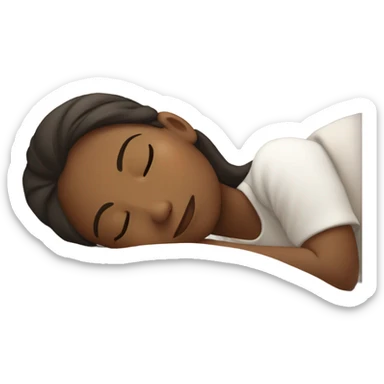 girl sleeping dreaming sticker