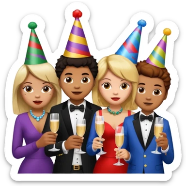 Glam jangle Quale Ricky Shoko, Tay, Tay, Rady Choppa, no Coco V Chucky sticker