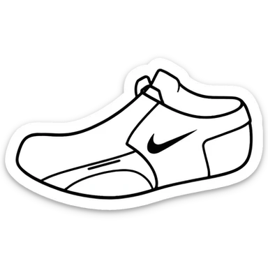 Nike swoosh logo sticker