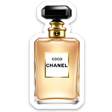 Coco Chanel perfume sticker