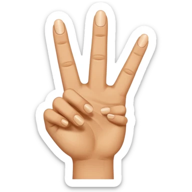  Can you do the Oke sign but than with de middle vinger. And I dont want to see your palm sticker