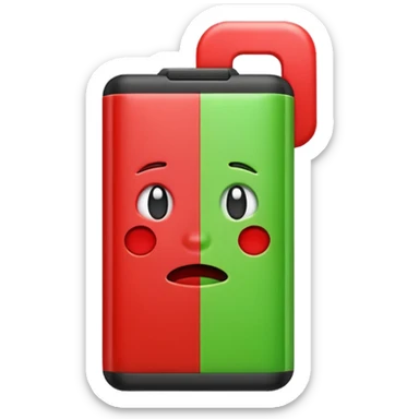 I want a emoji of low battery ang high battery sticker