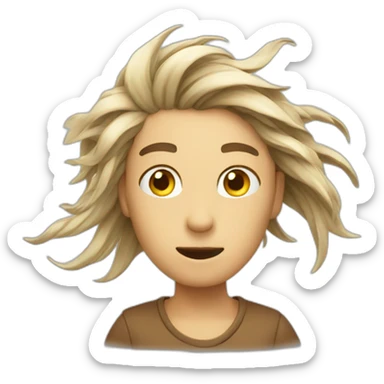 windy weather sticker