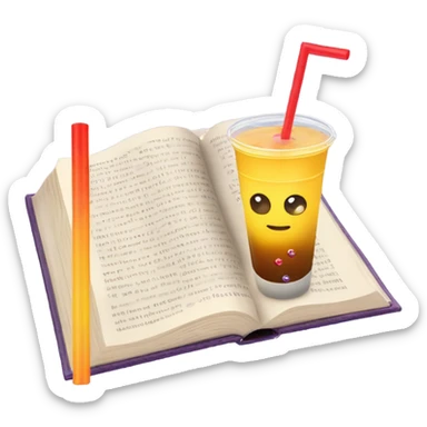 Bible and Boba Tea sticker