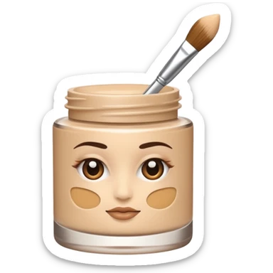 Base de maquillaje  sticker