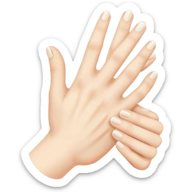 Rubbing hands together sneaky sticker