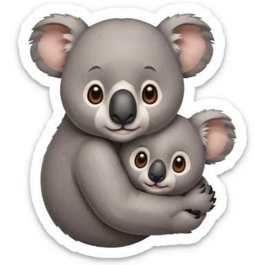 Koala wit mom sticker