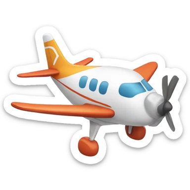 Draw an aeroplane doing loop the loops spelling YAY 1 MORE DAY sticker