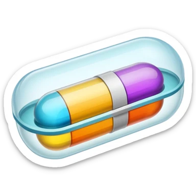 pill capsule sticker