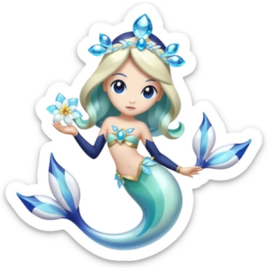 Aurorus-Meloetta-Primarina-Palkia-Flower sticker