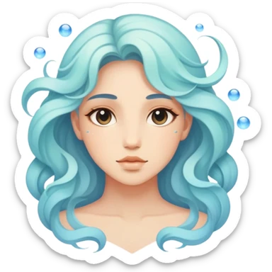 Gemini zodiac mixed with Pisces zodiac  sticker