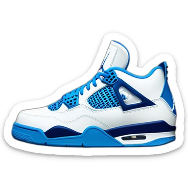 Jordan 4 fed blue sticker