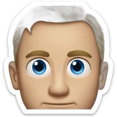 daniel craig blue eyes sticker