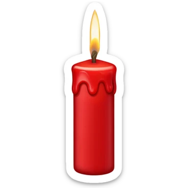 Form € birthday candle  sticker