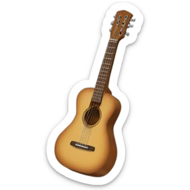 Erlandskian 3 String Guitar Instrument Ethnic sticker
