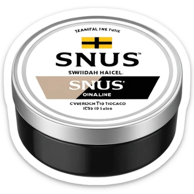 Create me SNUS with every single detail sticker