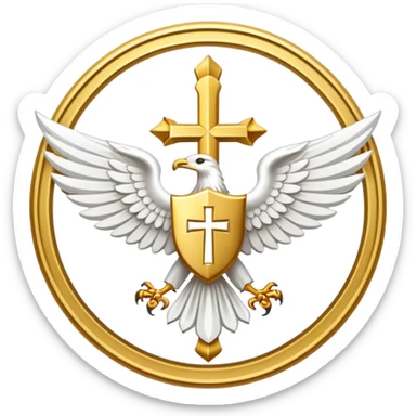 dominus' emblem holy  sticker
