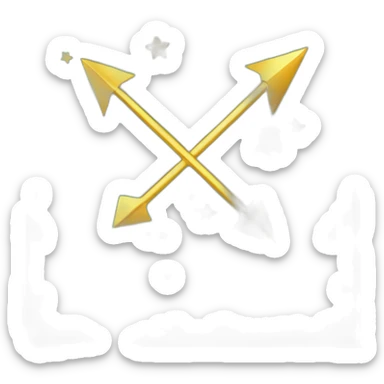 flag-with-3-arrows-and-12-gold-stars-on-a-green-background sticker