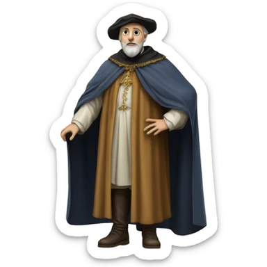 generate Galileo di Vincenzo  full body in standing sticker