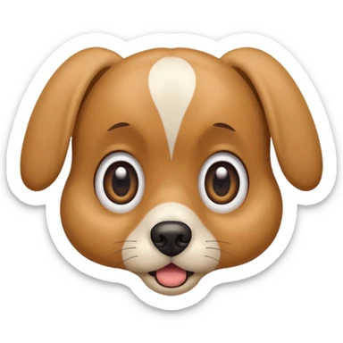 Un chien s'étonne  sticker