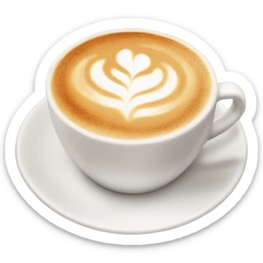 Café latte sticker
