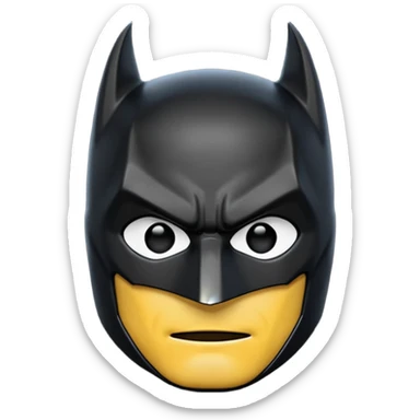 Batman themed emoji sticker