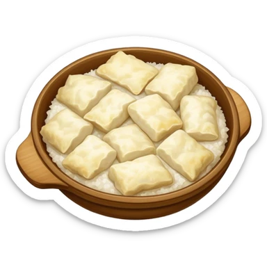 bacalao salt cod fish, traditional Lenten dish sticker