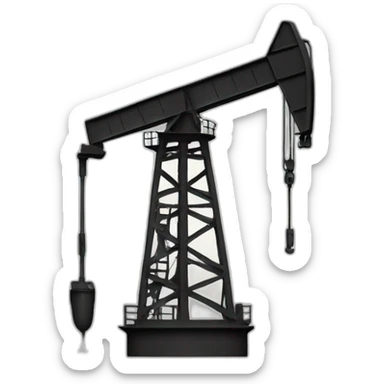 derrick oil sticker