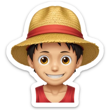 One peace lufi sticker