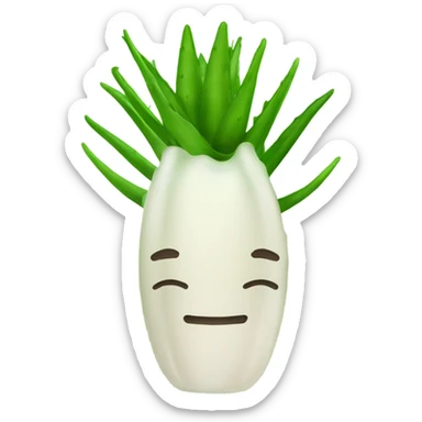 aloe vera open sticker