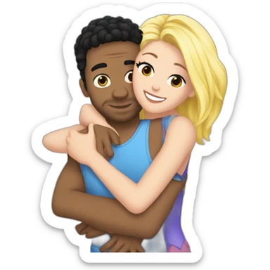 katy perry hug Shakira sticker