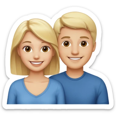 phone wallpaper with blonde couple as wallpaper sticker