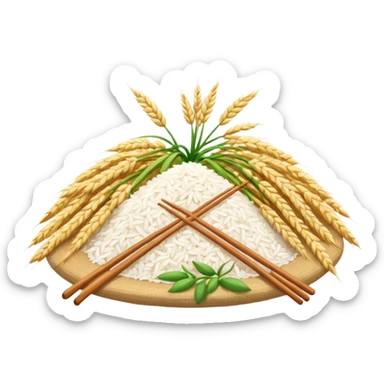 Riso basmati sticker