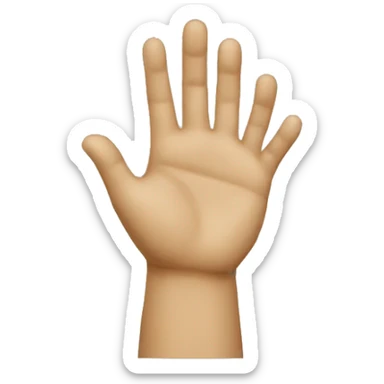 scouts honour hand  sticker