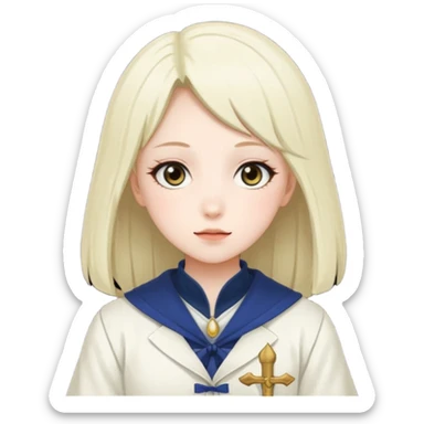 Maomao from the apothecary diaries classic anime style sticker