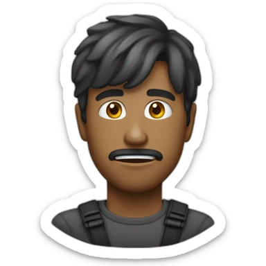 Emojis qui se mord les lèvres  sticker