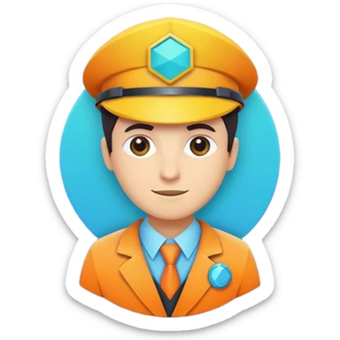 special career icon no humans sticker