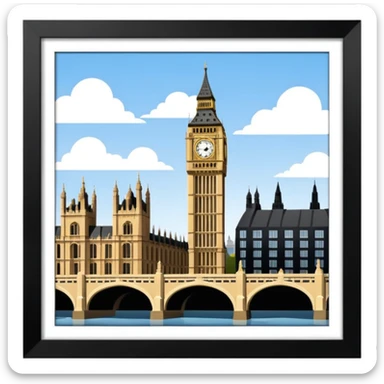 big ben london sticker