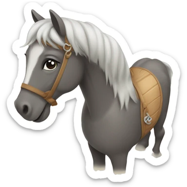 um cavalo com asas sticker