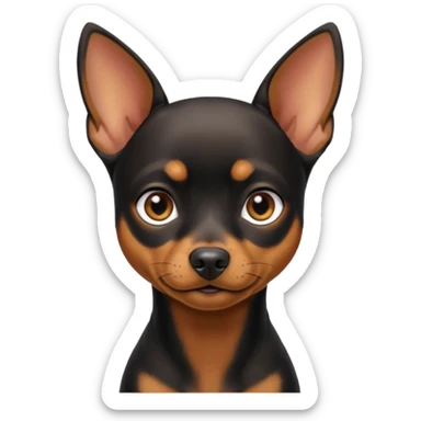 Mini pincher sticker
