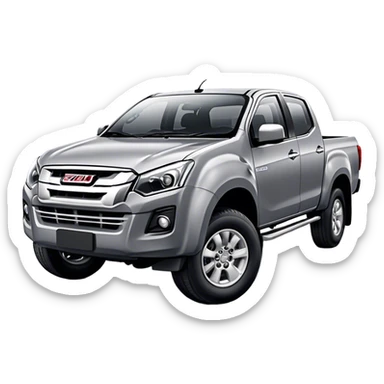 Isuzu D-MAX - Isuzu (Model Year: 2024) (Iconic colour: Grey) sticker