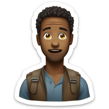 amazed with theeth sticker