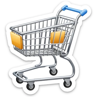 carrello della spesa vuoto sticker