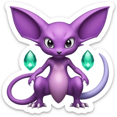 Genesect-Lunala-Sableye-Mewtwo-Mew-fusion sticker